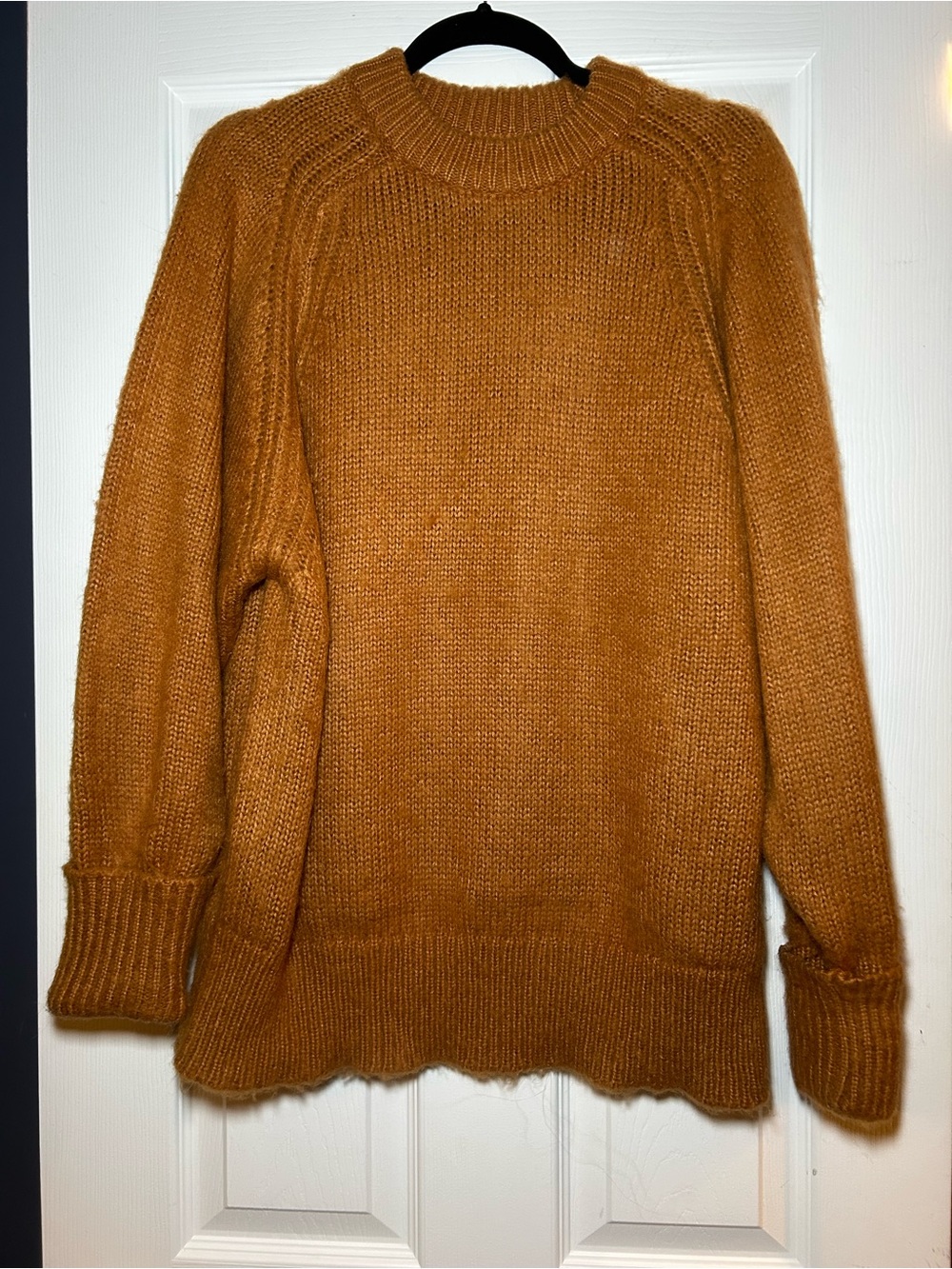 ASOS Cozy Women's Crewneck Sweater in Mustard